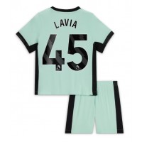 Maglie da calcio Chelsea Romeo Lavia #45 Terza Maglia Bambino 2023-24 Manica Corta (+ Pantaloni corti)